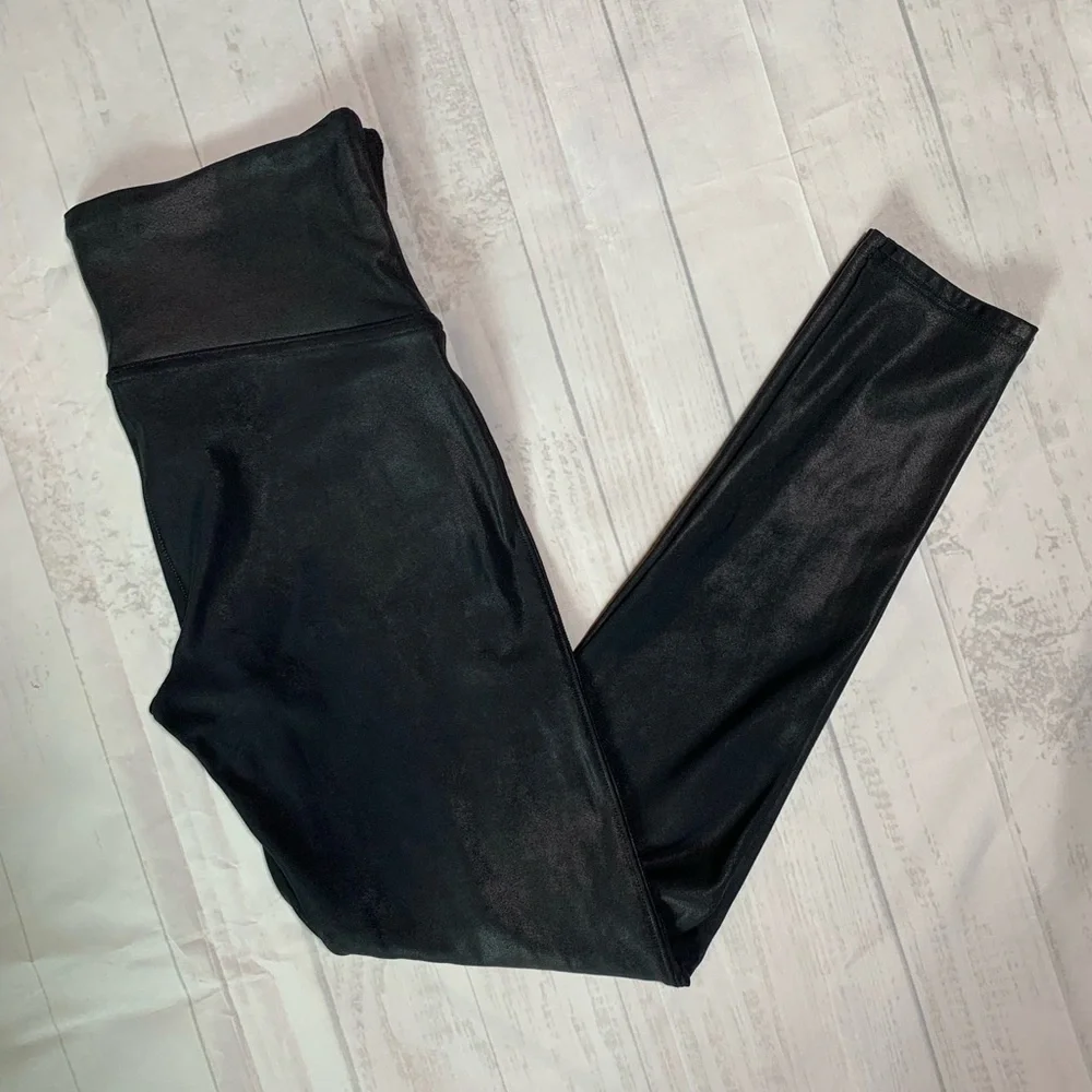 Spanx black leggings. Size L.